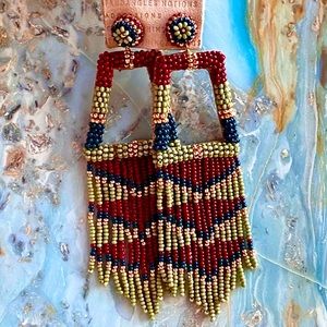 🌺🎉HP🎉🌺 NWT Anthropologie Deepa Beaded Fringe Chandeliers